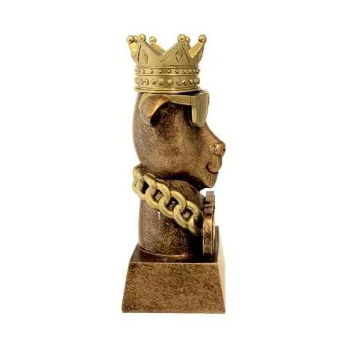 Crown Awards G.O.A.T. Sculpture Trophy, 7" Customizable Award - Add Your Own Engraving Prime