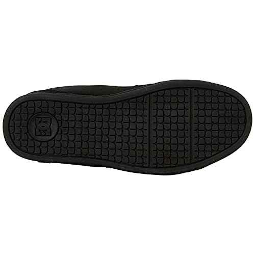 DC mens Net Skate Shoe, Black/Black/Black, 11.5 US
