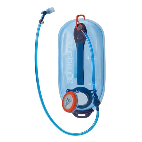 Gregory 3D Hydro 2L Day Hiking/Backpacking Hydration Water Reservoir/Bladder, Ocean/Orange