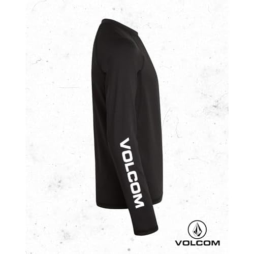 Volcom Boys Swim Shirt - UPF 50+ Long Sleeve Rash Guard for Boys - Quick Dry Kids Swimwear Sun Protection Swim Shirts