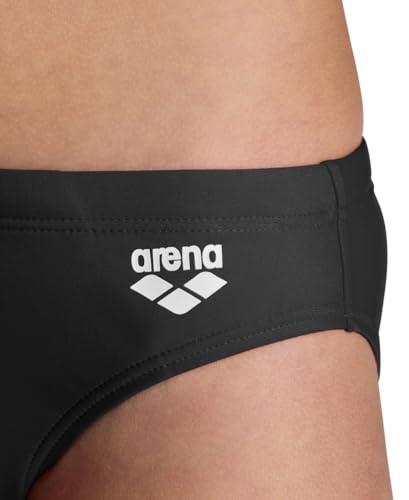 Kids Boys Swim Briefs Dynamo Black 28 Inch Stretchy Pool Trunks