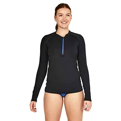 Speedo Women's Precision Pleat Zip Rashguard