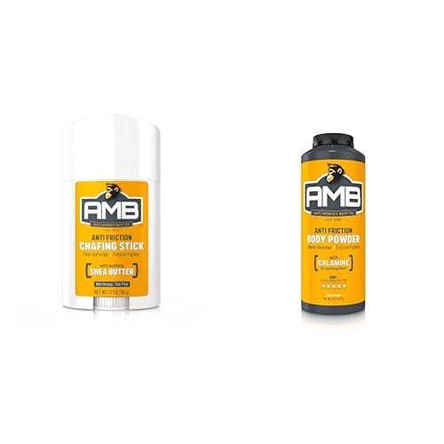 Anti Monkey Butt Body Powder for Women & Men - Talc-Free, Hypoallergenic Formula for Anti-Chafing & Anti-Itch Relief - Absorbs Sweat & Fights Friction with Calamine - 8 oz - 2-Pack