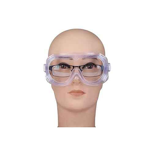 Safety Goggles Glasses Fit Over Eyeglasses Chemical Protective Splash Protection Eye Goggle For Science Eyewear