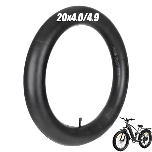 20x4.0/4.9 Fat Tire Bike Inner Tubes with AV 32mm Valve, 20x4.0/4.9 Premium Butyl Rubber Inner Tube for 20 inch Ebike Electric Bicycle for Road/MTB/Mountain/E Bike