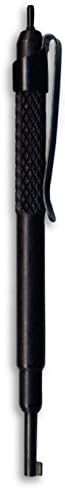 Zak Tool - N.14-XL 5inches Extra Long Aluminum Pocket Handcuff Key (Black) - 2 Pack
