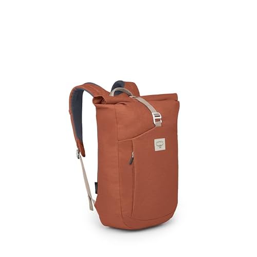 Osprey Arcane Roll Top Commuter Backpack, Porcelain Orange Heather