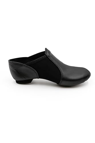 Unisex-Child E-Series EJ2C Jazz Slip-On Shoes - Black, 13 Little Kid