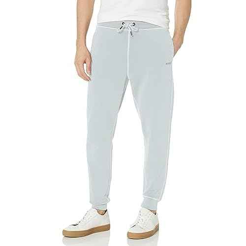 BOSS Women's Hit Logo Relaxed Fit Cuffed Sweatpants