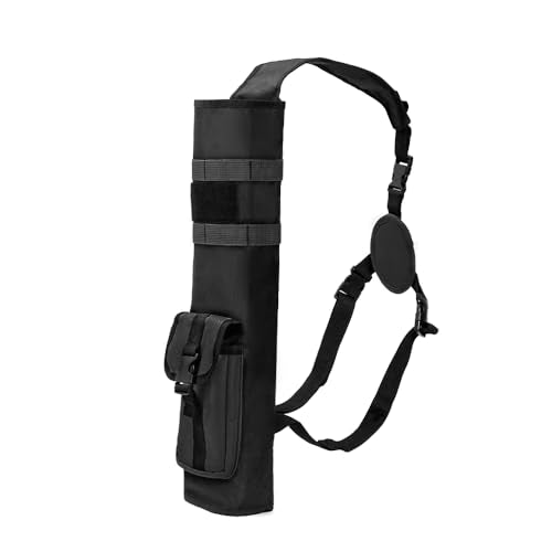 PSKOOK Lightweight Archery Back Arrow Quiver Black