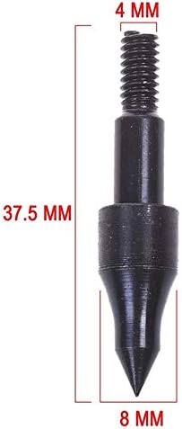12pcs Archery Arrow Tips 75/100/125/150 Grain Field Points 5/16 inch Screw in Bullet Points Arrowheads Broadheads for Crossbow Recurve Bow Compound Bow Hunting Bow and Arrow Target Shooting Practice