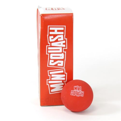 Mini Squash Ball for Kids Ages 5-7 - Red Variation, 3 Pack