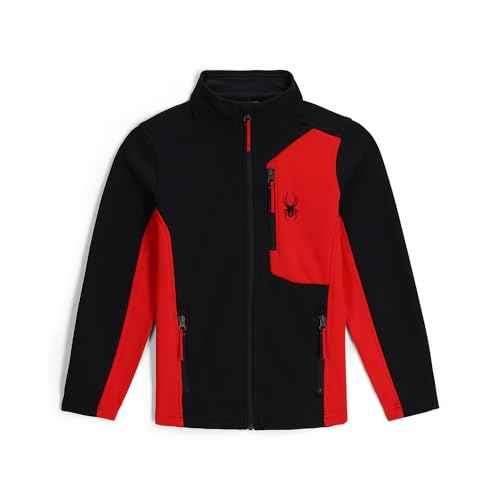 Spyder Boy's Bandit Zip Fleece Ski Base Layer Jacket