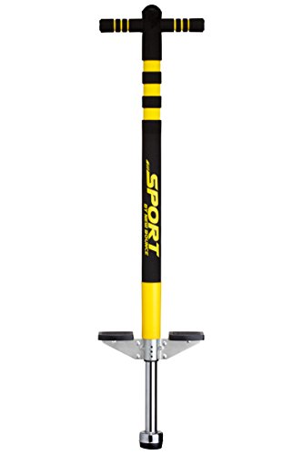 Kids Pogo Stick for 40-80 Lbs - Black & Yellow Durable Outdoor Toy