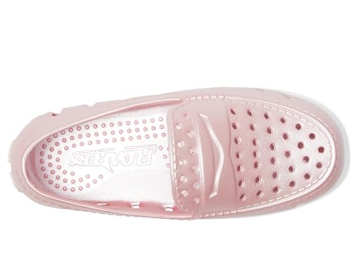 Floafers Kids Prodigy Driver Metallic Toddler Shoes - Pink Metallic/Cream - Little Kid