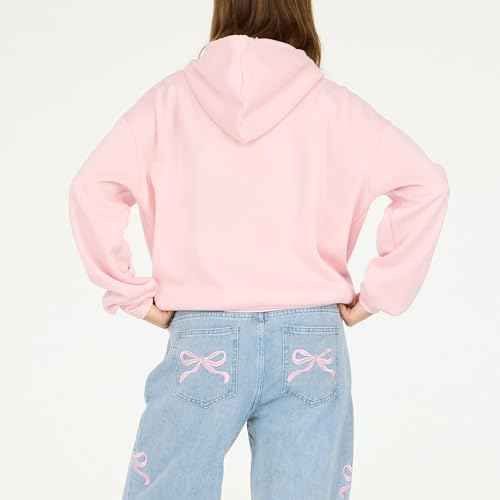 Forever 21 womens Oversized Fleece Hoodie With Kangaroo Pocket