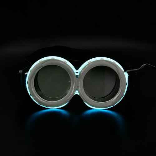 BADALU LED Steampunk Goggles, Glow in the Dark Vintage Steampunk Goggles Glasses Costume Accessories Adult Cosplay Party