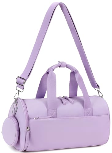 Mini Gym Bag for Women - Small Water-Resistant Duffle with Wet Pocket & Coin Purse