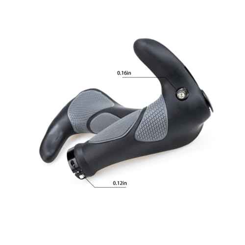 Mountain Bike Grips Bicycle Handlebar - Ergonomic Anti-Slip Design for MTB Grips Soft Gel Handlebar Grips Quality Bike Handle Grips