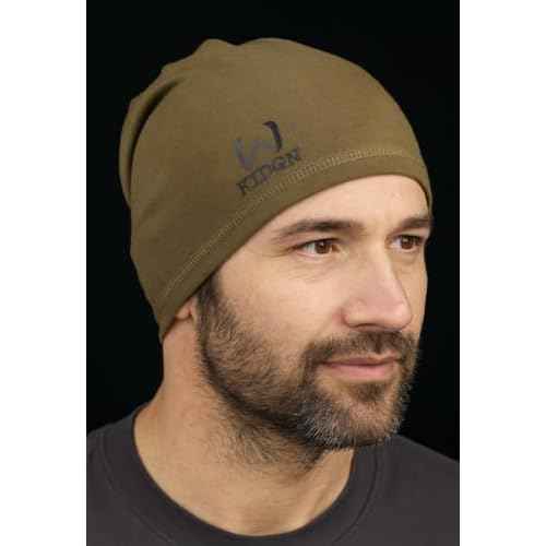 FR Flame-Resistant Beanie Cap- Modacrylic FR Rayon Blend, Breathable Preshrunk Knitted Fabric Coyote