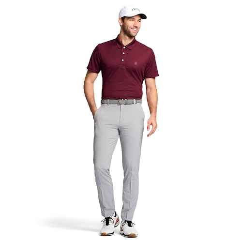 IZOD Mens Golf Swingflex Straight-fit Flat-Front Pants