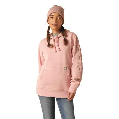 ARIAT Men's US of A Hoodie, Navy Heather