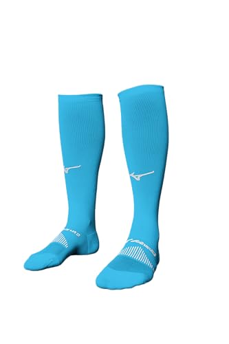 Mizuno Men's OTC Performance Crew Socks - Light Blue Small