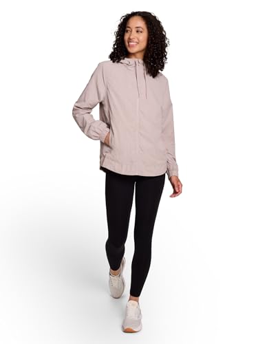 Reebok Women's Marathoner Windbreaker Jacket - Medium Ashes of Rose