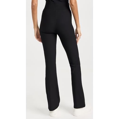 Lacoste Women's Ribbed Flare Pants
