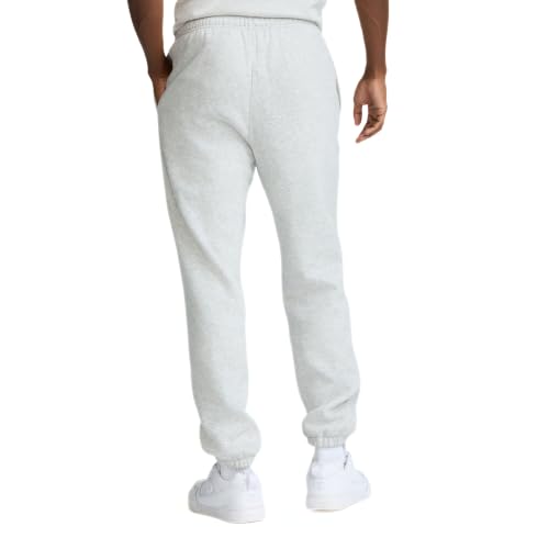 Champion Men's Cinched-Bottom Fleece Sweatpants Large Oxford Gray - C Logo