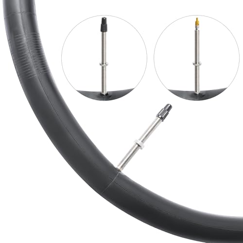 YUNSCM 2-PCS 700x35C/38C/40C/42C/43C Bike Tubes FV60mm Presta Valve 35/43-622 Inner Tube 700C Bicycle Tubes Compatible with 700 x 35C 700x38C 700 x 40C 700x42C 700x43C Bike Tire Tubes(G-191)