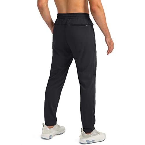 G Gradual Men's Sweatpants with Zipper Pockets Tapered Joggers for Men Athletic Pants for Workout, Jogging, Running