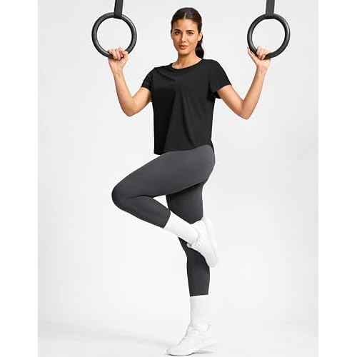 G Gradual Women's Workout Tops Short Sleeve Lightweight Athletic Yoga Running Shirts Loose Fit Quick Dry Gym T-Shirts