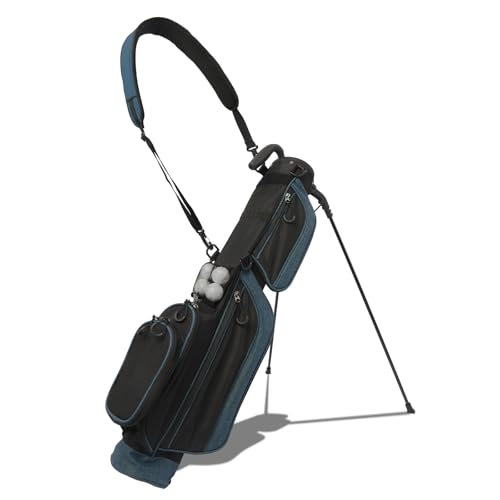 Lightweight Golf Stand Bag with Cooler Pockets & Padded Strap