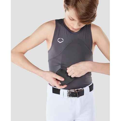EvoShield Boys Sleeveless Chest Guard Shirts