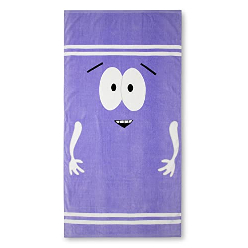 South Park Towelie Bath Towel - Soft Cotton Beach & Pool Towel, 30x60 Inches