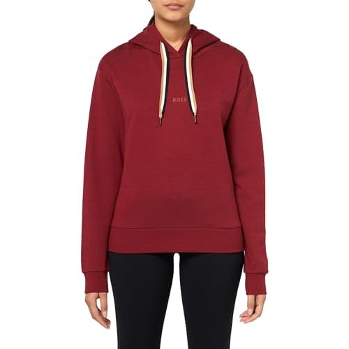BOSS Women's Interlock Cotton Jersey Hoodie