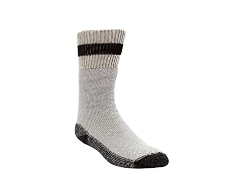Wigwam Diabetic Thermal Socks Large Grey Black - Warm & Cushioned