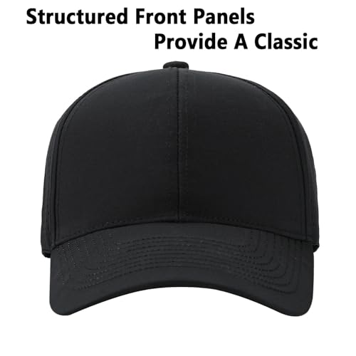 Quick Dry Trucker Hat for Men & Women, Laser Cut Mesh Baseball Cap for Outdoor Sports, Running, Workouts