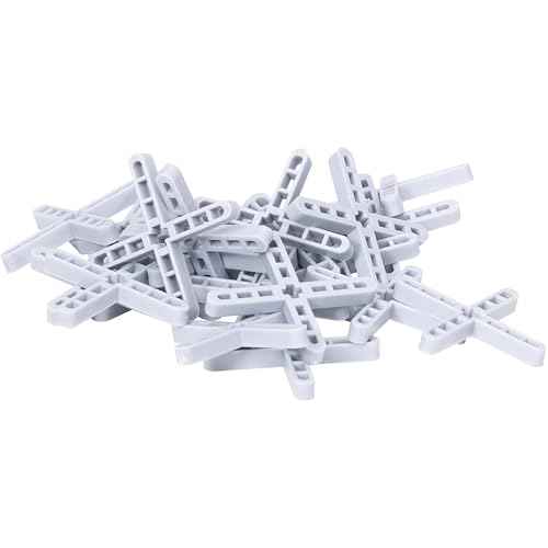 BARWALT Precision Leave-in-Tile Spacers, 1/8 Inch, 1000 Pack, Tile Leveling, 3TSX