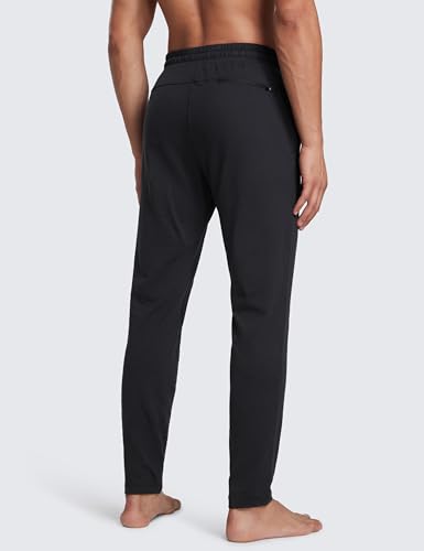CRZ YOGA Cloud Jersey Lounge Pants 30in Black Large - Comfortable & Moisture-Wicking