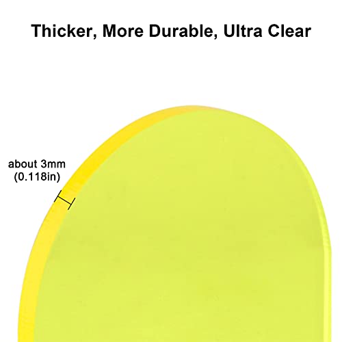High Impact Lens Protector for 20mm Rail Scope Shields - Clear & Yellow