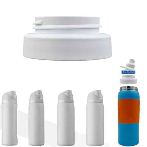 Water Bottle Adapter Compatible with Owala FreeSip 24/25/32/40oz to Cirkul,BPA Free Plastic, Food Grade Silicone,Fits For Owala FreeSip 24/25/32/40oz Bottles
