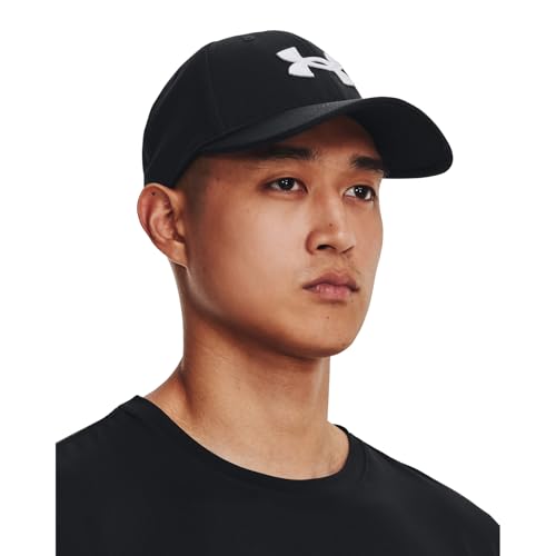 Under Armour Men's Blitzing Cap - Medium-Large / Black & White