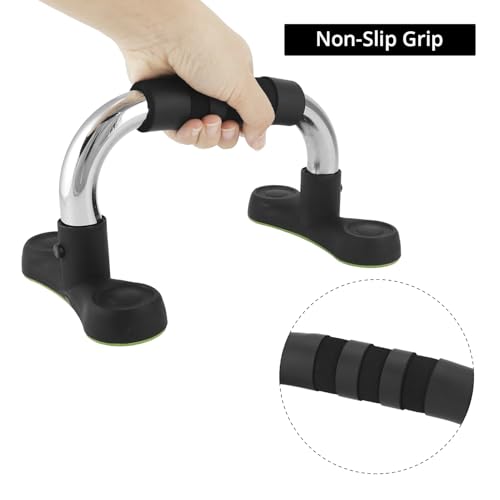 Steel Push Up Handles for Floor - Portable Incline Workout Stands with Non-Slip Grip