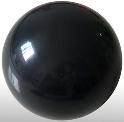 Seamless 68 Cal Paintballs Jawbreaker Solid Balls - Self Defense Nylon, Less Lethal Practice Paintballs .68 Caliber - Black (100 Count) 3.5 Gram