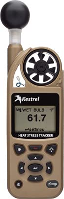 Kestrel 5400 Heat Stress Tracker Pro with Link, Compass and Vane Mount, Orange