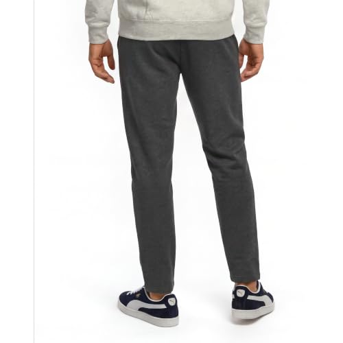 PUMA Men's Essentials Logo Sweatpants X-Large Dark Gray Heather Casual Activewear