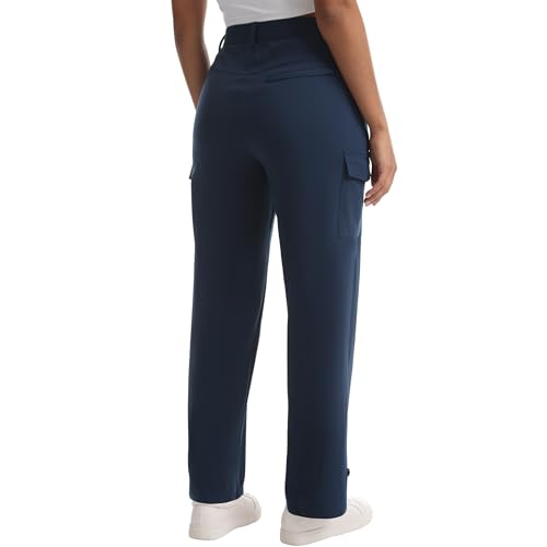 Women's Quick Dry Hiking Capri Pants Lightweight Stretchy Cargo Pants with Pockets for Outdoor Casual Travel