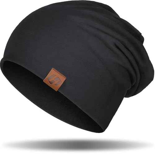 Beanie Cotton Soft and Skin Friendly Unisex Beanie Hat Beanies Hats Men Slouchy Beanie Hats for Women